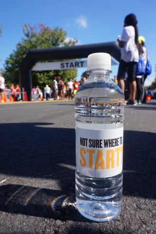 HIV Answers Branded Water Bottles at AIDS Walk Atlanta