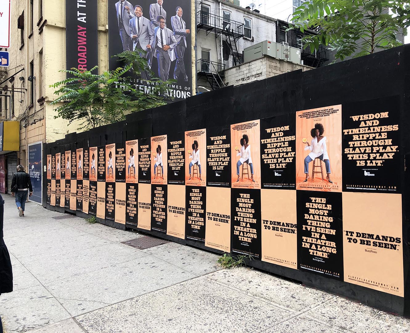 Broadway wild postings at the Imperial Theatre