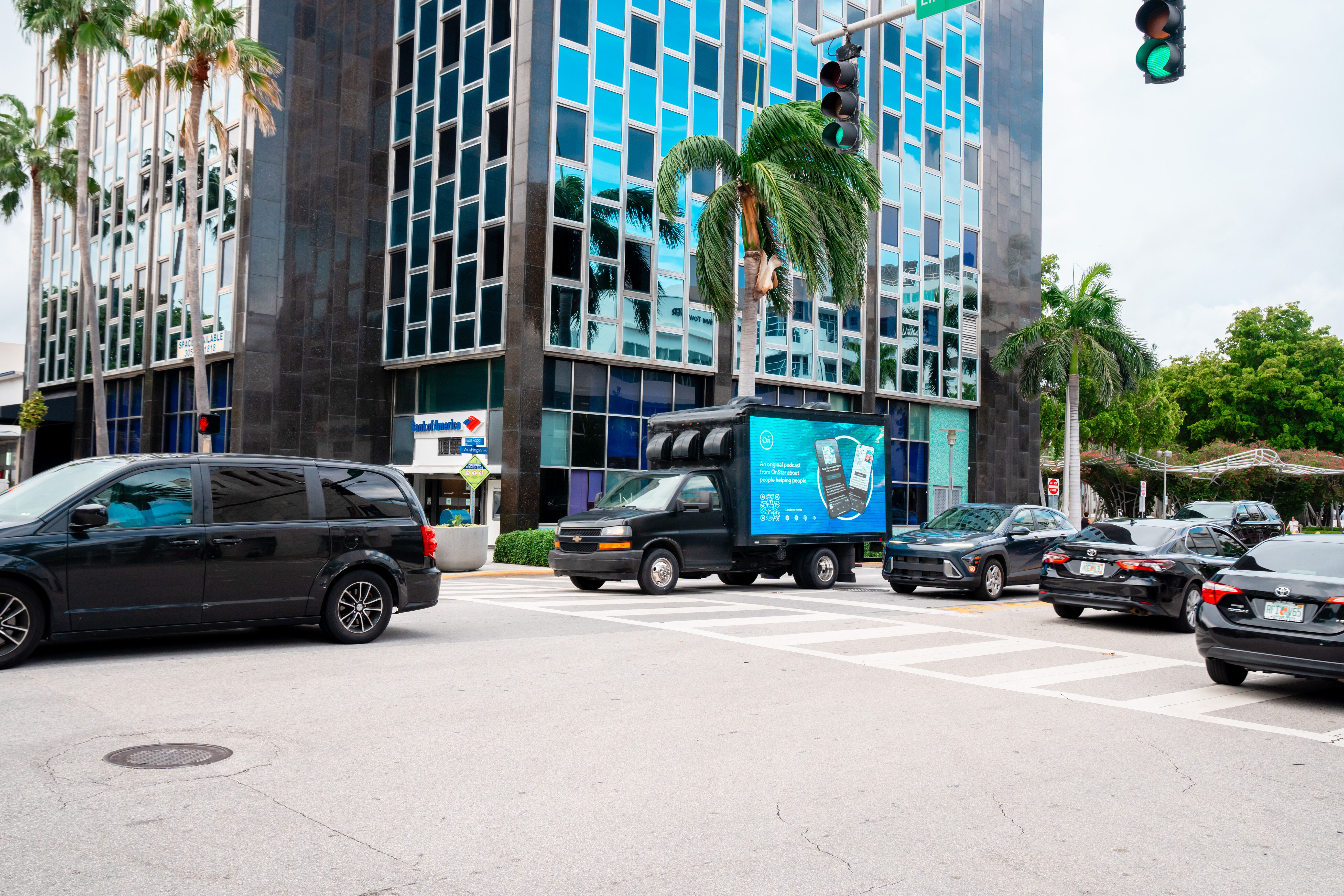 OnStar digital mobile billboard truck