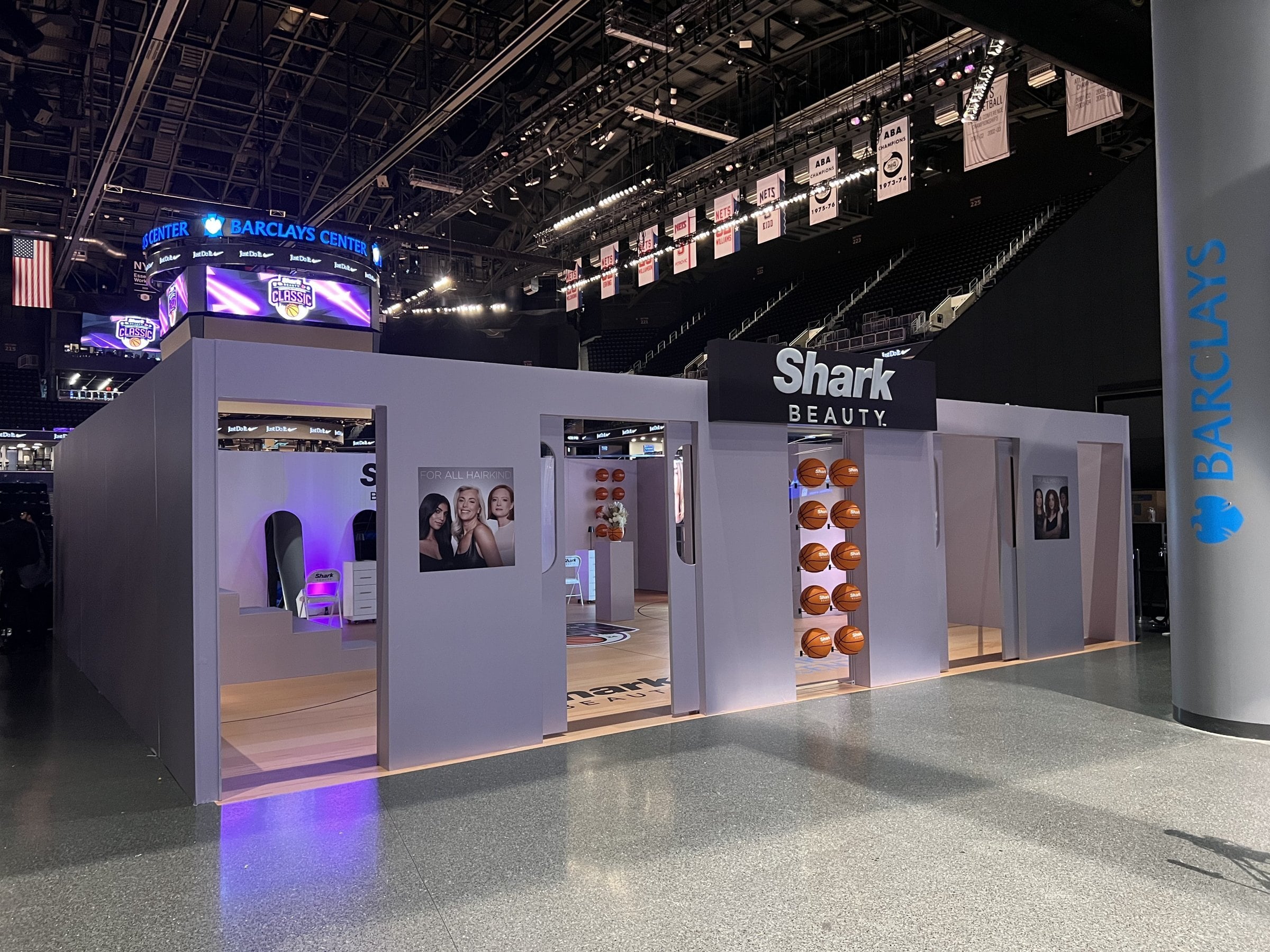 Shark Beauty brand activation event