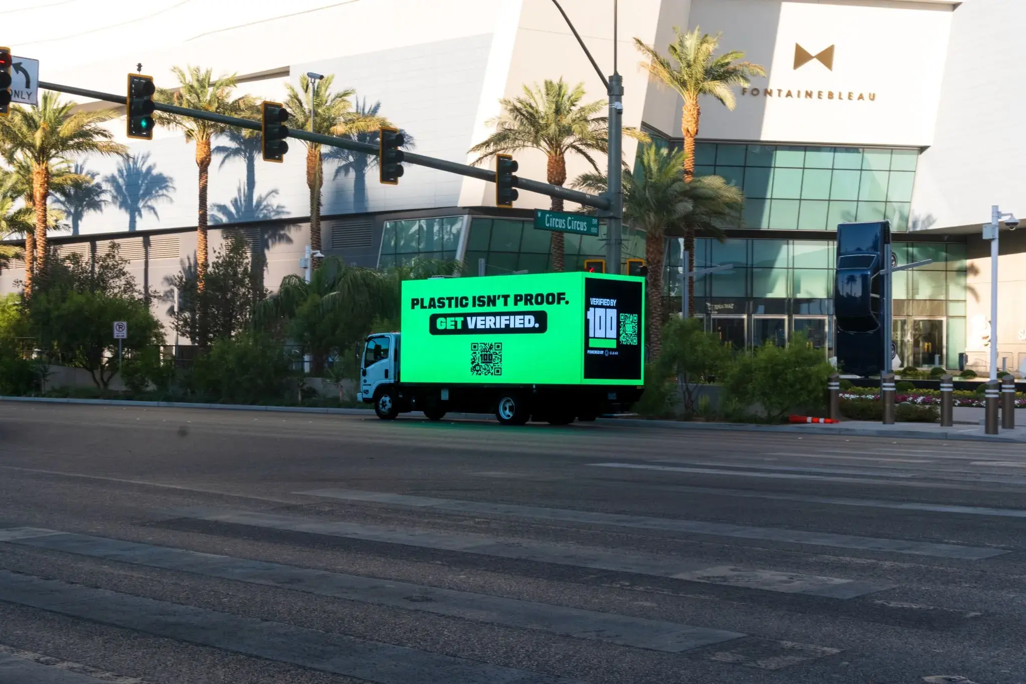 Mobile Digital Billboard for Get 100